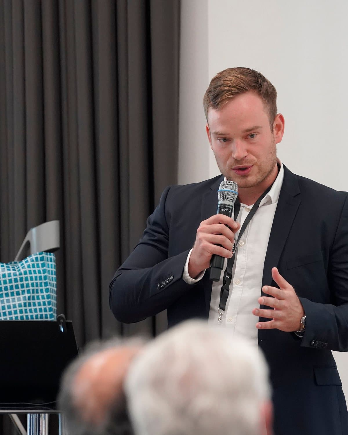 Dr. Kielkopf im Gespräch mit dem Publikum